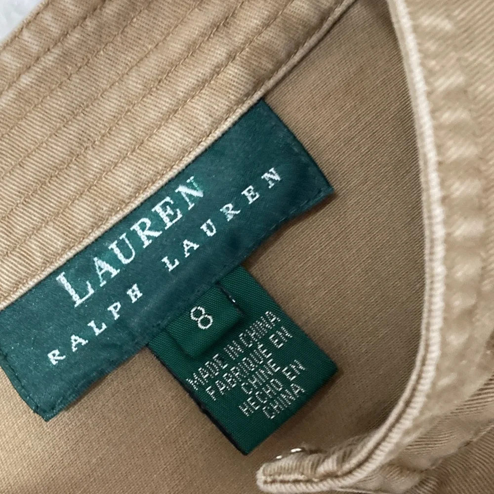 Ralph Lauren Tan Military Style Jacket - Picture 8 of 10